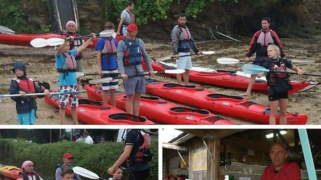 Kayak route on the Semois