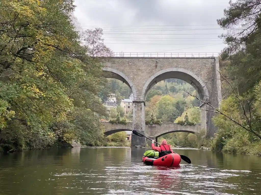 Descente de l'Amblève en kayak — Coo → Cheneux — La Classique