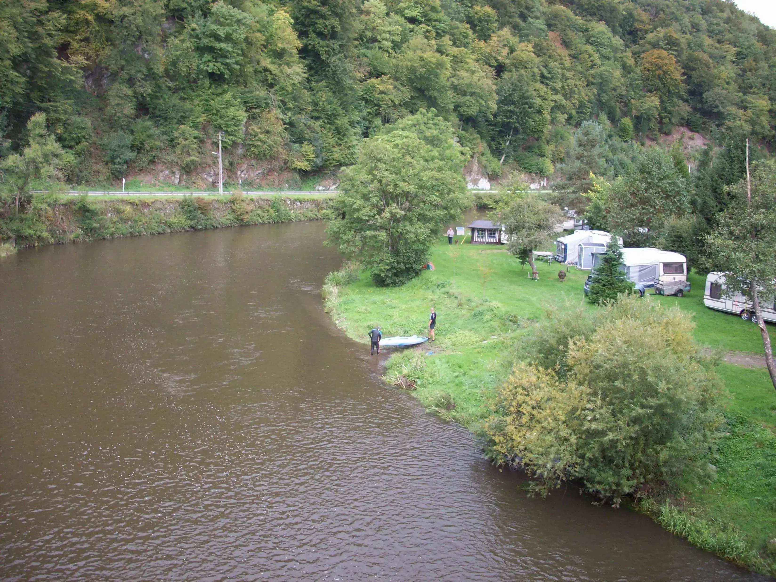 Motorhome by the Semois